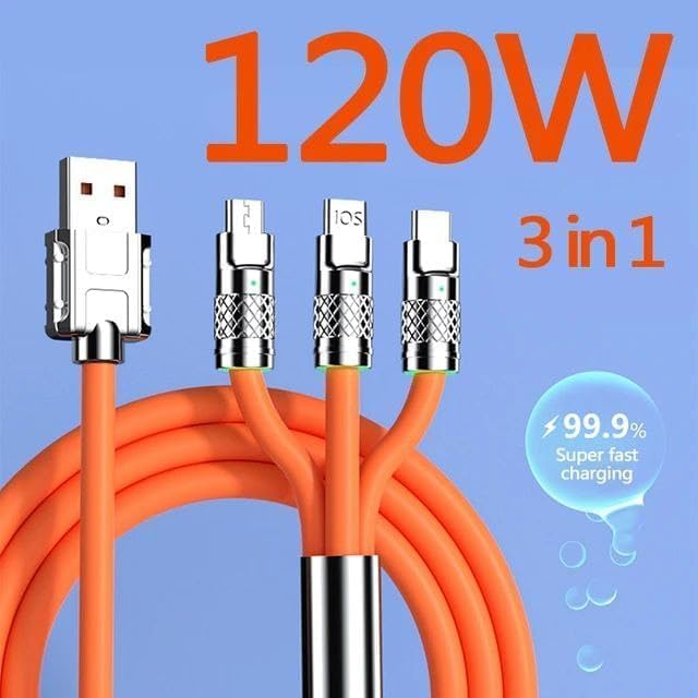 3 in 1 Charging Cable High quality heavy duty