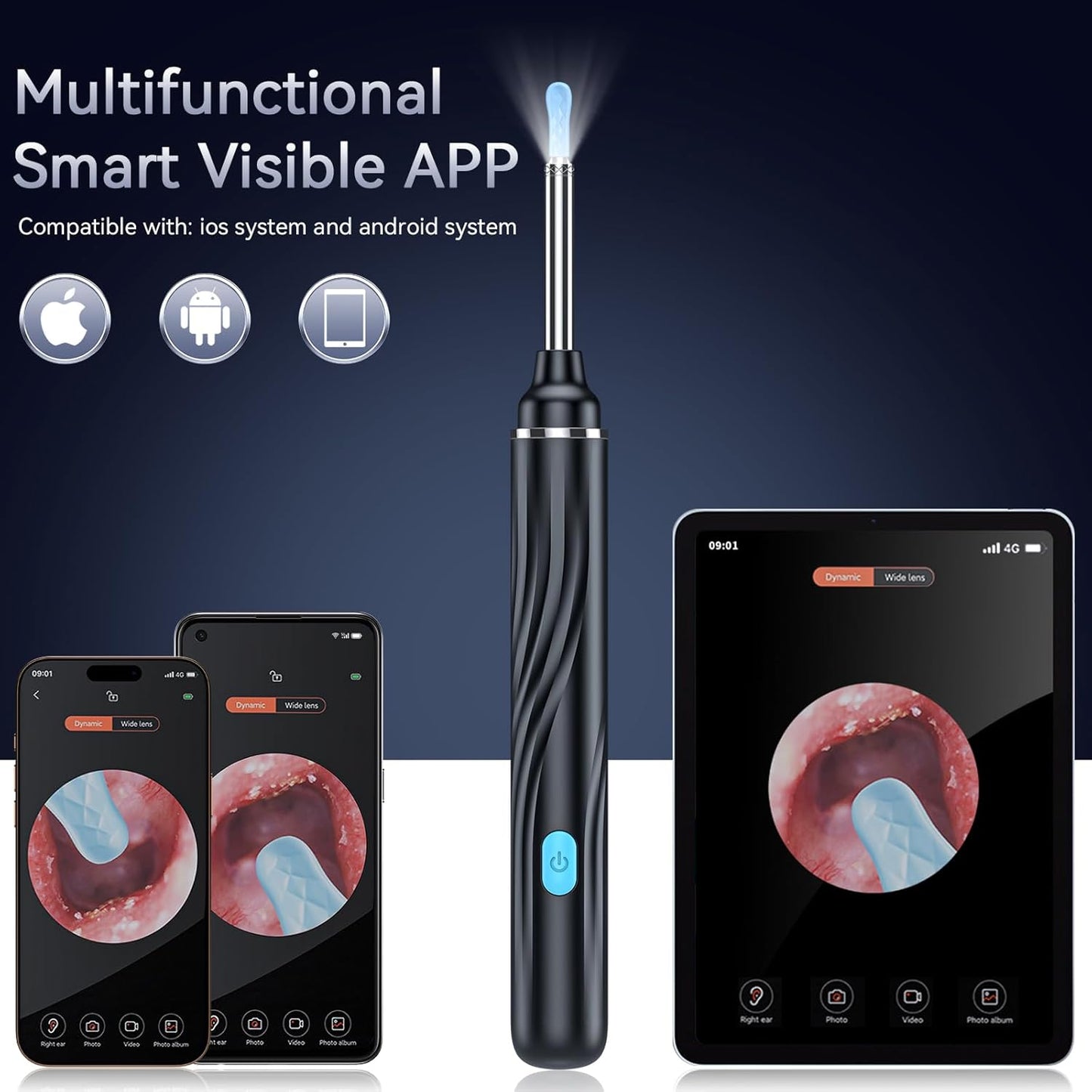 SmartEar Cleaner : HD vision with WIFI Connectivity