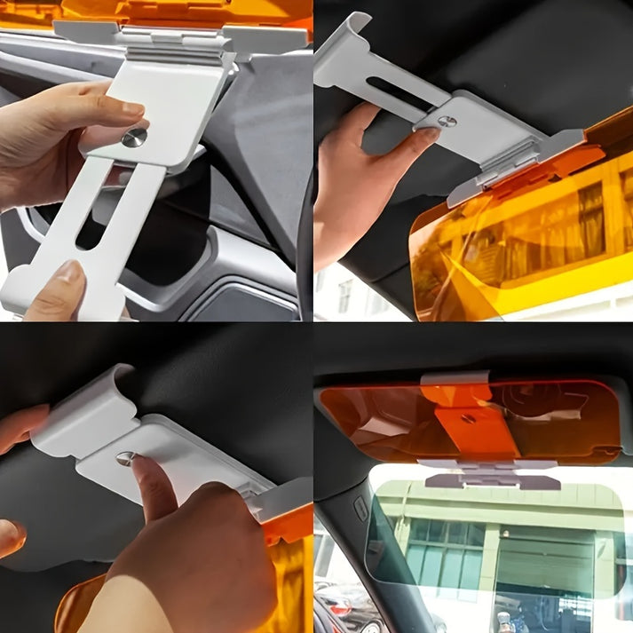 Clear Sight Visor : Large Size 32 cm , Scratch & Swirl free fiber material.
