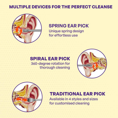 9 piece Ear cleaning kit