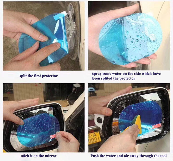 Car Side Mirror Anti Fog Rainproof Protective Film